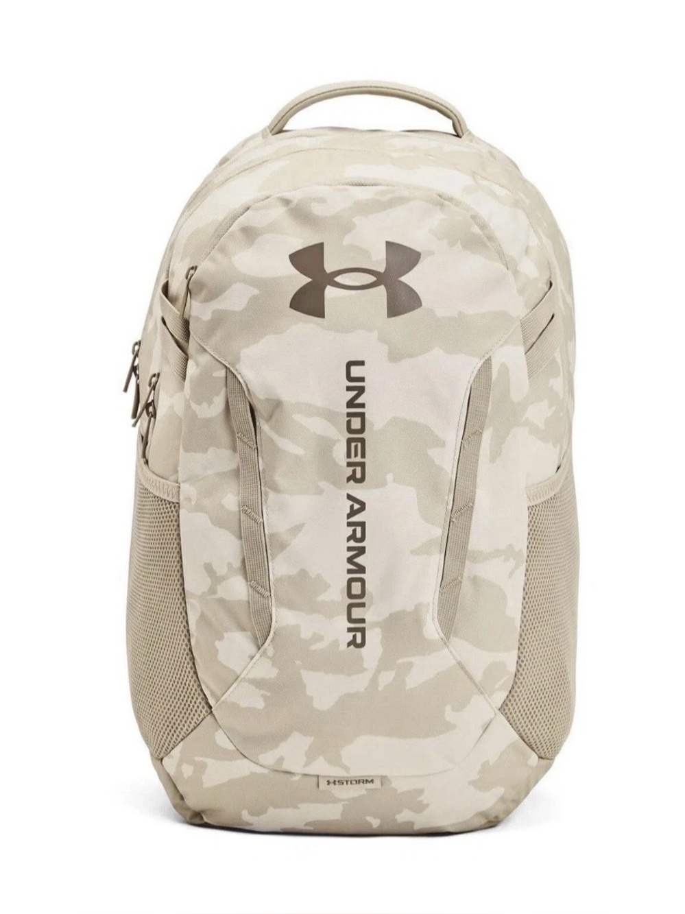 Under Armour Adult Hustle 6.0 Backpack, Camo White Taupe Cream Ivory
